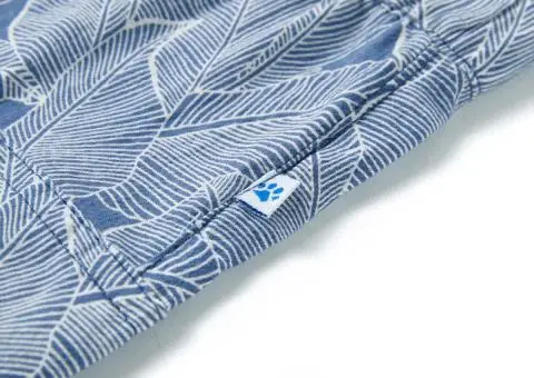 Pantaloni scurți pentru copii cu șnur, albastru închis, 92 - 4/5