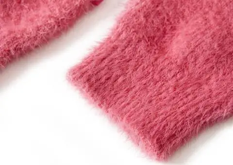 Pulover pentru copii tricotat, roz antichizat, 92 - 5/5