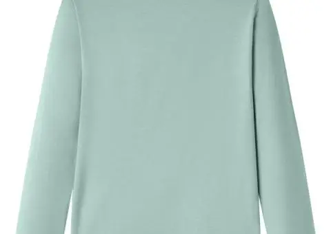 Tricou copii cu mâneci lungi verde mentă mediu 92 - 2/5