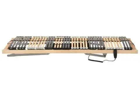 Bază de pat electrică cu șipci, 42 șipci, 7 zone, 80 x 200 cm - 5/5