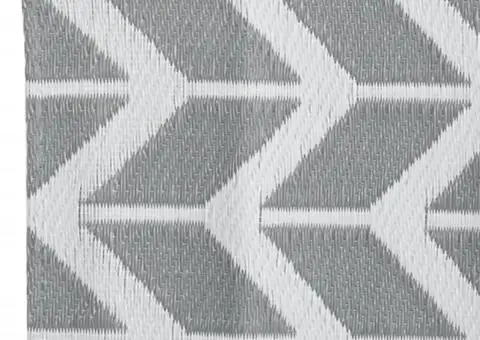 Covor de exterior, ARAKIL gri, 120x180 cm, PP - 5/5