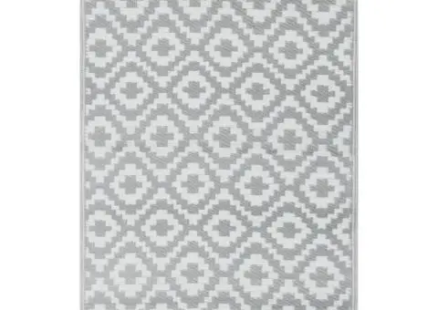 Covor de exterior, ARAKIL gri, 190x290 cm, PP - 2/5