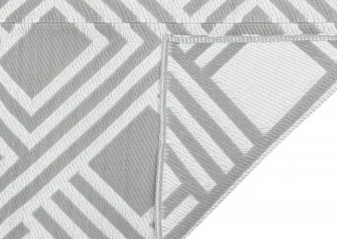 Covor de exterior, ARAKIL gri, 80x150 cm, PP - 4/5