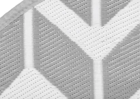 Covor de exterior, ARAKIL gri, Ø160 cm, PP - 5/5