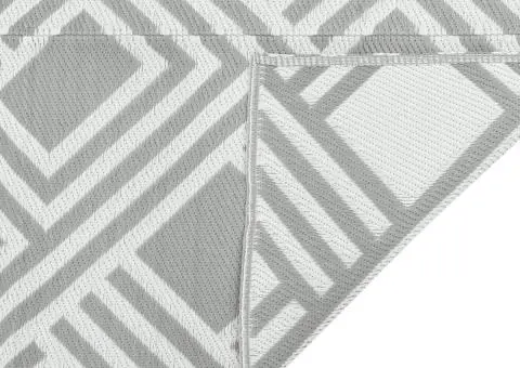 Covor de exterior, ARAKIL gri, 160x230 cm, PP - 4/5