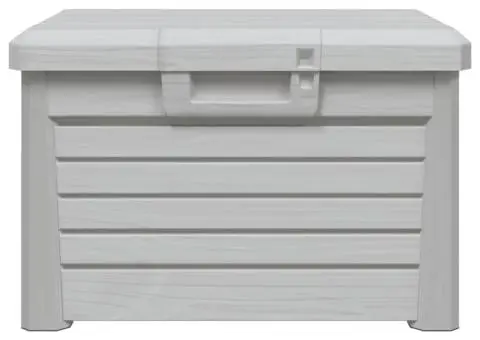 Cutie de perne de exterior gri 73x50,5x46,5 cm polipropilenă - 5/5