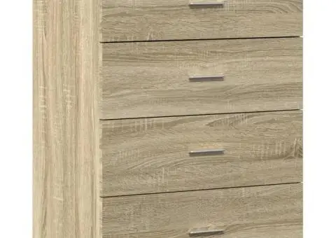 Dulapuri, 2 buc., stejar sonoma, 60x39x80 cm, lemn prelucrat - 4/5