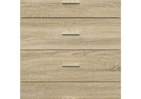 Dulapuri, 2 buc., stejar sonoma, 60x39x80 cm, lemn prelucrat - 5/5