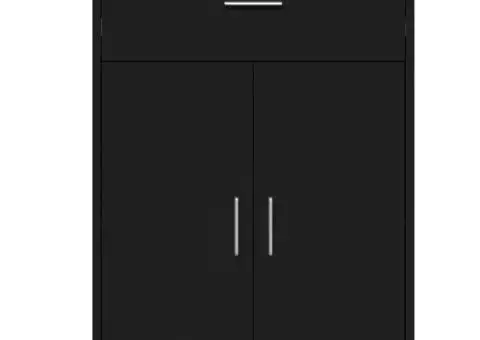 Dulapuri, 2 buc., negru, 60x30x84 cm, lemn prelucrat - 5/5