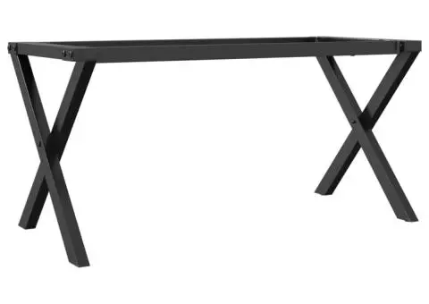 Picioare Măsuță de cafea X-Frame 90x30x43 cm Oţel - 2/5