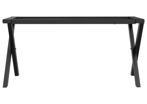 Picioare Măsuță de cafea X-Frame 90x30x43 cm Oţel - 4/5