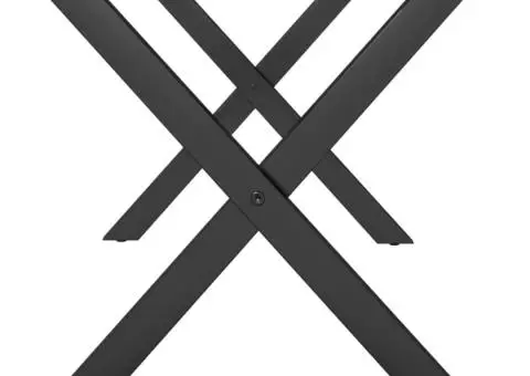 Picioare Măsuță de cafea X-Frame 90x30x43 cm Oţel - 5/5