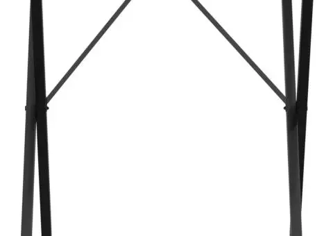 Picioare masă de sufragerie X-Frame 70x70x73 cm Oţel - 4/5