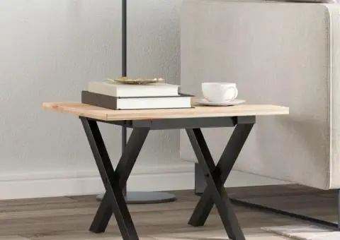 Picioare Măsuță de cafea X-Frame 30x30x33 cm Oţel - 1/5