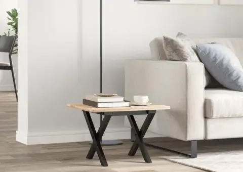 Picioare Măsuță de cafea X-Frame 30x30x33 cm Oţel - 3/5