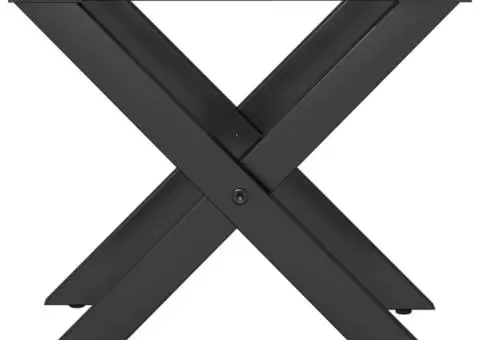 Picioare Măsuță de cafea X-Frame 30x30x33 cm Oţel - 5/5