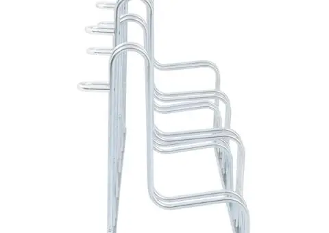 Suport pentru 6 biciclete de sine stătător, oțel galvanizat - 4/5