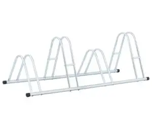 vidaXL Suport de sine stătător pentru 4 biciclete, oțel galvanizat