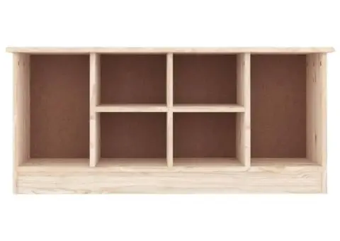 Banchetă pantofar „ALTA” 100x35x45 cm, lemn masiv de pin - 3/5