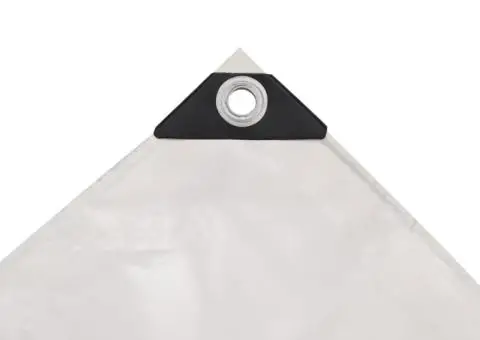 Prelată 650 g/m² 3 x 3 m Alb - 4/5