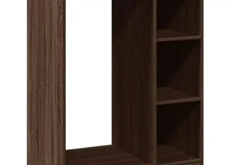 Dulap, stejar maro, 77x48x102 cm, lemn prelucrat - 2/5