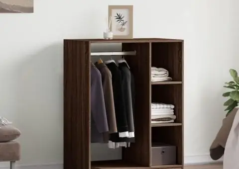 Dulap, stejar maro, 77x48x102 cm, lemn prelucrat - 3/5