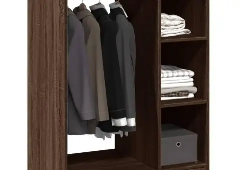 Dulap, stejar maro, 77x48x102 cm, lemn prelucrat - 4/5