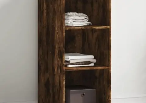 Dulap, stejar fumuriu, 48x41x102 cm, lemn prelucrat - 1/5