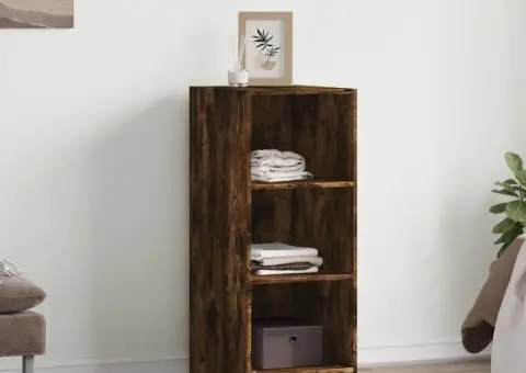 Dulap, stejar fumuriu, 48x41x102 cm, lemn prelucrat - 3/5