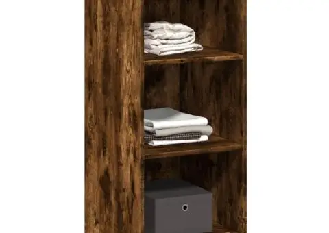 Dulap, stejar fumuriu, 48x41x102 cm, lemn prelucrat - 4/5