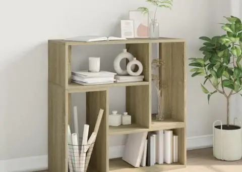 Dulap TV, 2 buc., stejar sonoma, 75x30x50 cm, lemn prelucrat - 4/5