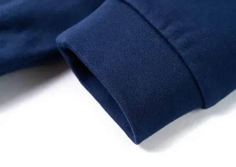 Hanorac cu glugă pentru copii, bleumarin, 140 - 5/5