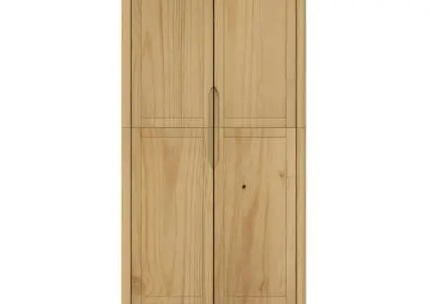 Șifonier "FLORO", maro ceruit, 77x53x171 cm, lemn masiv pin - 5/5