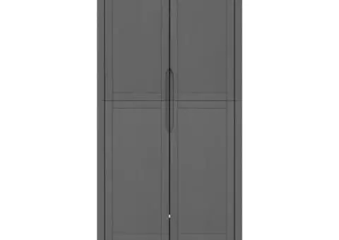 Șifonier "FLORO", gri, 77x53x171 cm, lemn masiv pin - 5/5