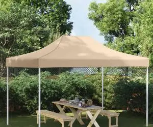 vidaXL Acoperiș pentru cort de petrecere, bej, 4,5 x 3 m, 270 g/m²