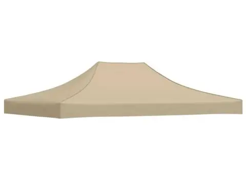 Acoperiș pentru cort de petrecere, bej, 4,5 x 3 m, 270 g/m² - 5/5
