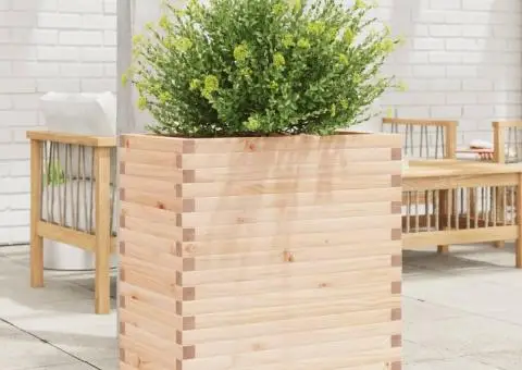 Jardinieră de grădină, 70x40x68,5 cm, lemn masiv de pin - 3/5