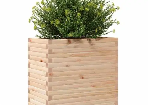 Jardinieră de grădină, 70x40x68,5 cm, lemn masiv de pin - 4/5