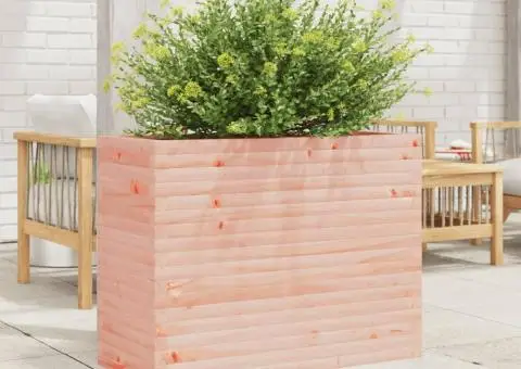 Jardinieră de grădină, 90x40x68,5 cm, lemn masiv Douglas - 3/5