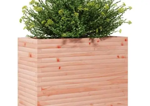 Jardinieră de grădină, 90x40x68,5 cm, lemn masiv Douglas - 4/5