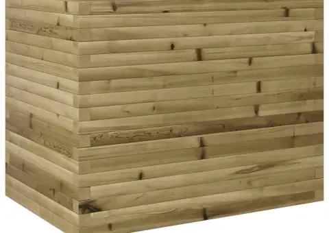 Jardinieră de grădină, 90x60x68,5 cm, lemn de pin impregnat - 2/5