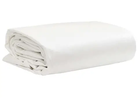 Prelată, alb, 5x6 m, 650 g/m² - 1/5