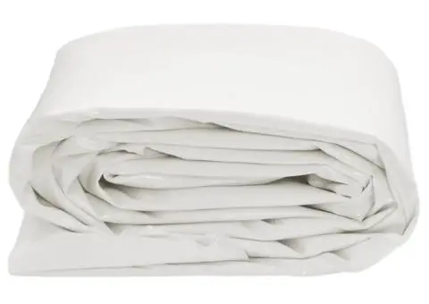 Prelată, alb, 5x6 m, 650 g/m² - 3/5