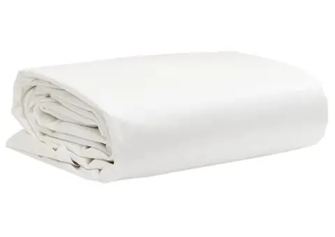 Prelată, alb, 3x5 m, 650 g/m² - 1/5