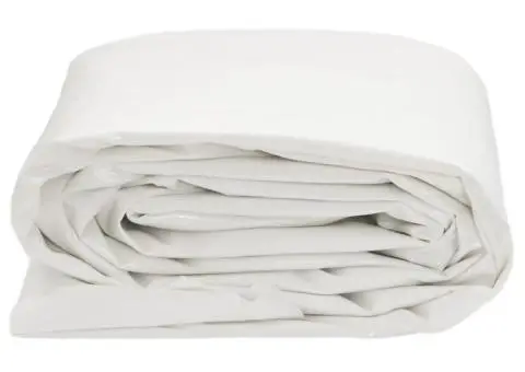 Prelată, alb, 3x5 m, 650 g/m² - 3/5