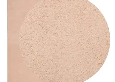 Covor HUARTE, fir scurt, moale și lavabil, roz pudră, 100x200cm - 3/5