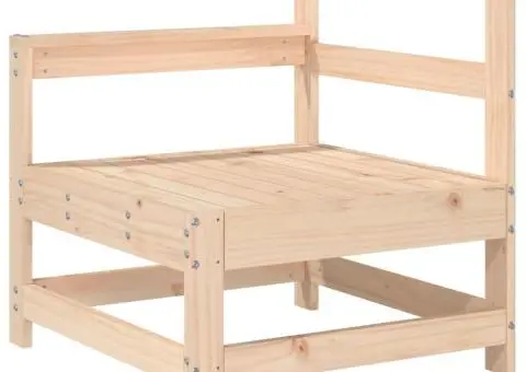 Set canapea de grădină, 10 piese, lemn masiv de pin - 5/5