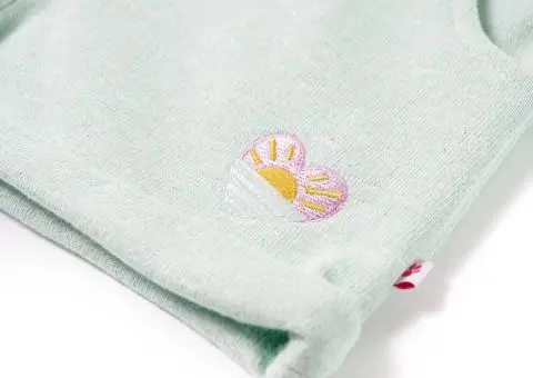 Pantaloni scurți de copii cu șnur, verde mentă deschis combinat, 92 - 4/5