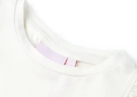 Tricou pentru copii, ecru, 128 - 3/5