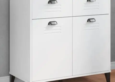 Dulap „VIKEN”, alb, 80x40x80 cm, lemn prelucrat - 1/5